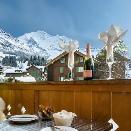 Chalet Bergrose 4 Wengen Exterior photo